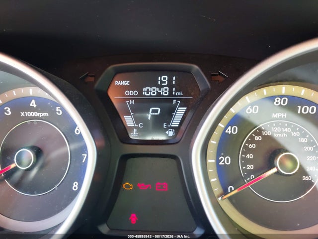 45895942 :رقم المزاد ، KMHDH4AE5DU986289 vin ، 2013 Hyundai Elantra Gls مزاد بيع