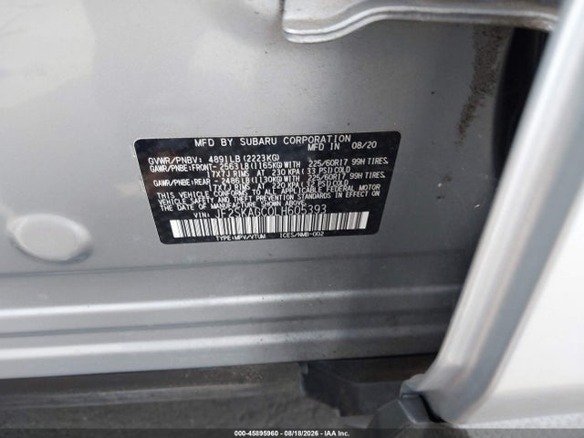 Subaru Forester Premium 2020 JF2SKAGC0LH605393 Image 9