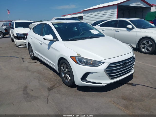 2018 Hyundai Elantra Sel მანქანა იყიდება აუქციონზე, vin: 5NPD84LFXJH367798, აუქციონის ნომერი: 45895970