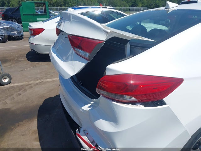 2018 Hyundai Elantra Sel მანქანა იყიდება აუქციონზე, vin: 5NPD84LFXJH367798, აუქციონის ნომერი: 45895970