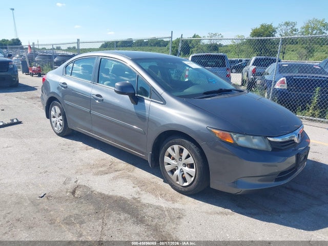 Продажа на аукционе авто 2012 Honda Civic Lx, vin: 19XFB2F50CE006198, номер лота: 45896069