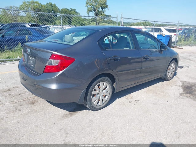 Продажа на аукционе авто 2012 Honda Civic Lx, vin: 19XFB2F50CE006198, номер лота: 45896069