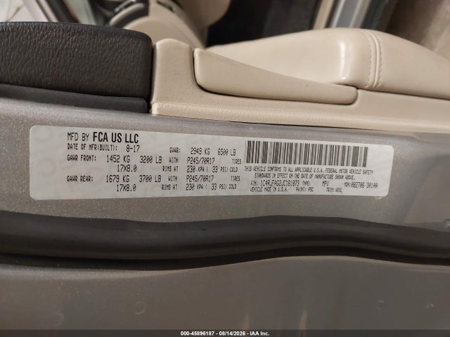 Aukcja sprzedaży 2018 Jeep Grand Cherokee Laredo E 4x4, vin: 1C4RJFAG2JC161873, numer aukcji: 45896187