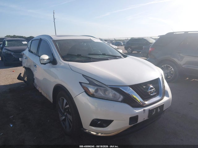 Продажа на аукционе авто 2016 Nissan Murano Platinum, vin: 5N1AZ2MGXGN157606, номер лота: 45896245