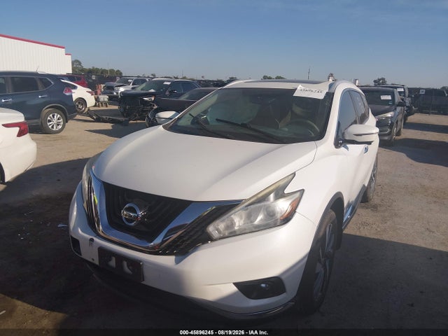 2016 Nissan Murano Platinum მანქანა იყიდება აუქციონზე, vin: 5N1AZ2MGXGN157606, აუქციონის ნომერი: 45896245