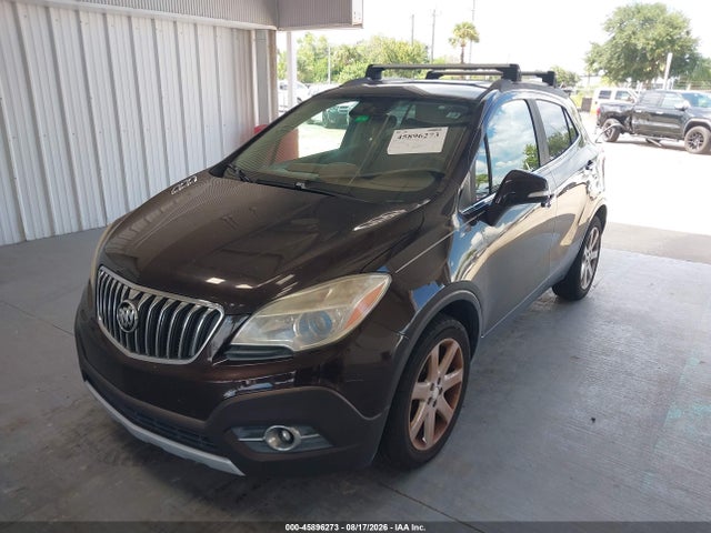2014 Buick Encore Premium მანქანა იყიდება აუქციონზე, vin: KL4CJDSB8EB658025, აუქციონის ნომერი: 45896273