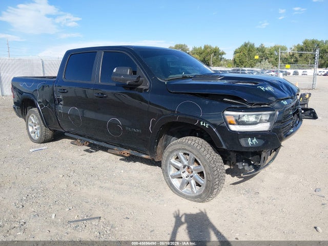 45896490 :رقم المزاد ، 1C6SRFRT2KN586230 vin ، 2019 Ram 1500 Laramie  4x4 6'4 Box مزاد بيع