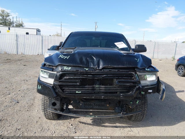 45896490 :رقم المزاد ، 1C6SRFRT2KN586230 vin ، 2019 Ram 1500 Laramie  4x4 6'4 Box مزاد بيع