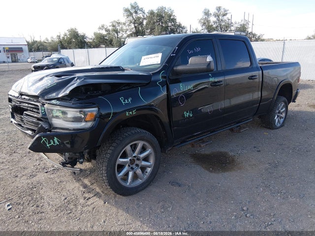 45896490 :رقم المزاد ، 1C6SRFRT2KN586230 vin ، 2019 Ram 1500 Laramie  4x4 6'4 Box مزاد بيع