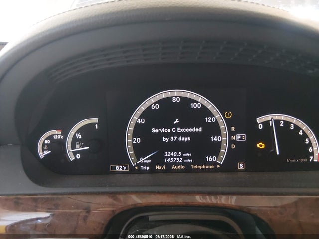 45896510 :رقم المزاد ، WDDNG71X68A186340 vin ، 2008 Mercedes-benz S 550 مزاد بيع