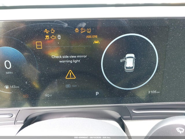 45896547 :رقم المزاد ، KM8HECA35TU371842 vin ، 2026 Hyundai Kona Limited مزاد بيع