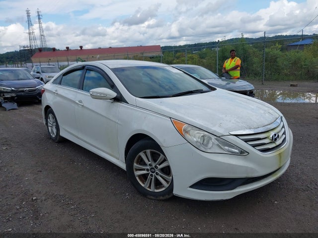 2014 Hyundai Sonata Gls მანქანა იყიდება აუქციონზე, vin: 5NPEB4AC2EH841148, აუქციონის ნომერი: 45896591