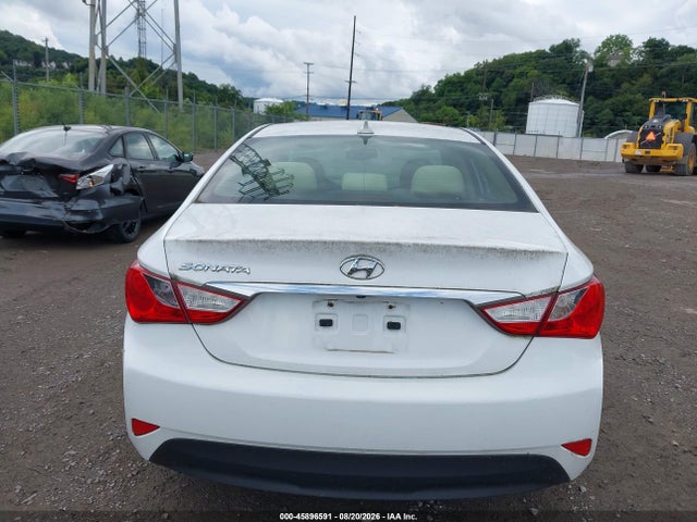 2014 Hyundai Sonata Gls მანქანა იყიდება აუქციონზე, vin: 5NPEB4AC2EH841148, აუქციონის ნომერი: 45896591