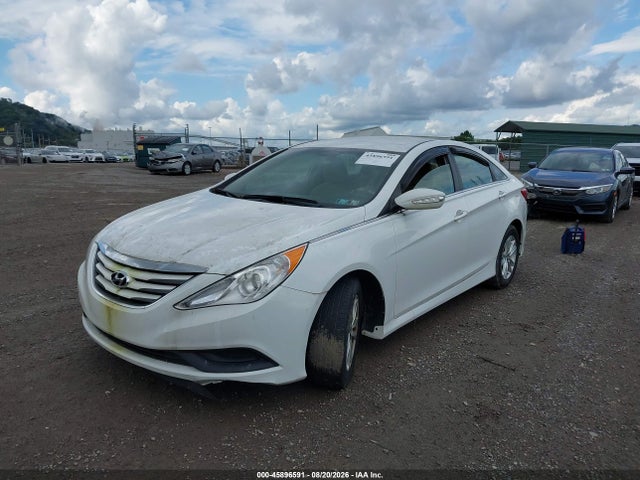 2014 Hyundai Sonata Gls მანქანა იყიდება აუქციონზე, vin: 5NPEB4AC2EH841148, აუქციონის ნომერი: 45896591