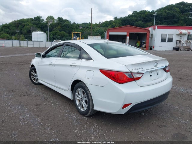 2014 Hyundai Sonata Gls მანქანა იყიდება აუქციონზე, vin: 5NPEB4AC2EH841148, აუქციონის ნომერი: 45896591