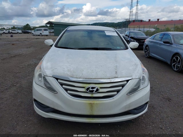 2014 Hyundai Sonata Gls მანქანა იყიდება აუქციონზე, vin: 5NPEB4AC2EH841148, აუქციონის ნომერი: 45896591