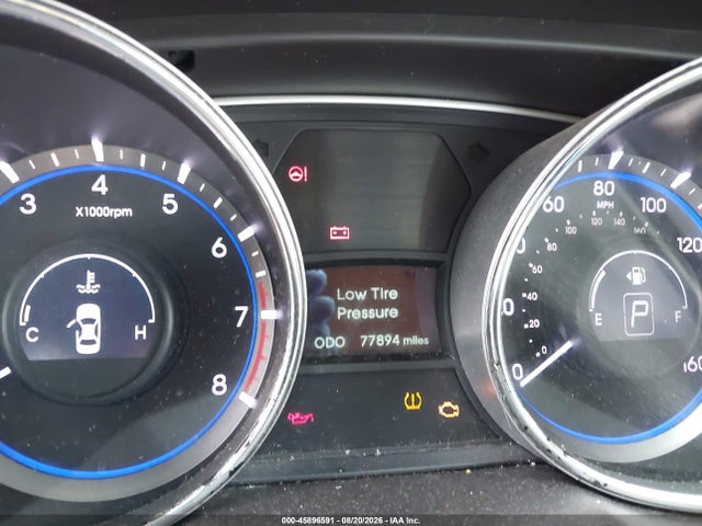 2014 Hyundai Sonata Gls მანქანა იყიდება აუქციონზე, vin: 5NPEB4AC2EH841148, აუქციონის ნომერი: 45896591