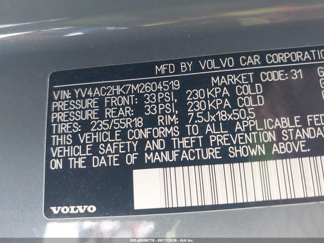 YV4AC2HK7M2604519 Volvo Xc40 T4 Momentum