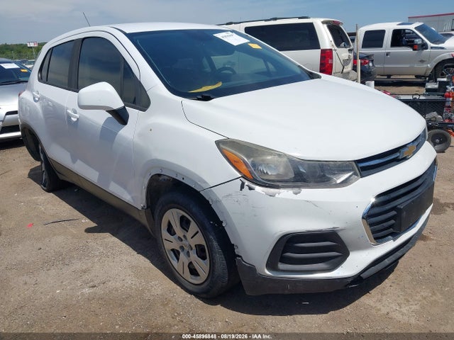 2018 Chevrolet Trax Ls მანქანა იყიდება აუქციონზე, vin: 3GNCJKSB0JL342659, აუქციონის ნომერი: 45896848