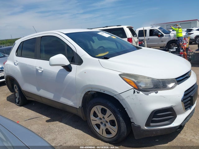 2018 Chevrolet Trax Ls მანქანა იყიდება აუქციონზე, vin: 3GNCJKSB0JL342659, აუქციონის ნომერი: 45896848
