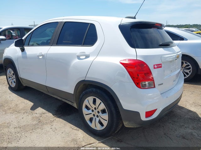 2018 Chevrolet Trax Ls მანქანა იყიდება აუქციონზე, vin: 3GNCJKSB0JL342659, აუქციონის ნომერი: 45896848