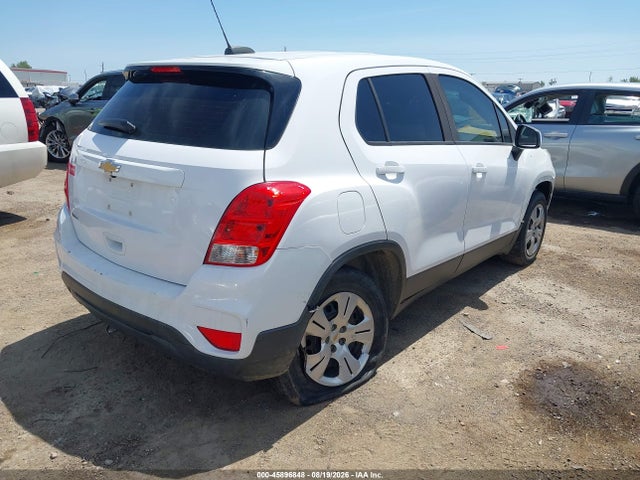 2018 Chevrolet Trax Ls მანქანა იყიდება აუქციონზე, vin: 3GNCJKSB0JL342659, აუქციონის ნომერი: 45896848