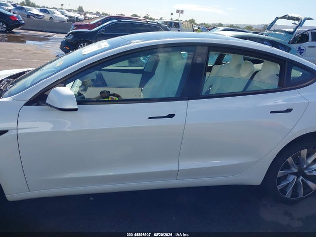45896907 :رقم المزاد ، 5YJ3E1EB2SF952212 vin ، 2025 Tesla Model 3 Long Range All-wheel Drive مزاد بيع