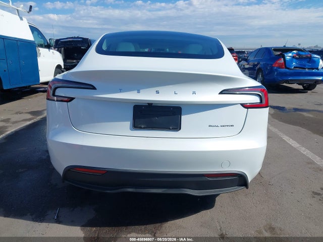 45896907 :رقم المزاد ، 5YJ3E1EB2SF952212 vin ، 2025 Tesla Model 3 Long Range All-wheel Drive مزاد بيع