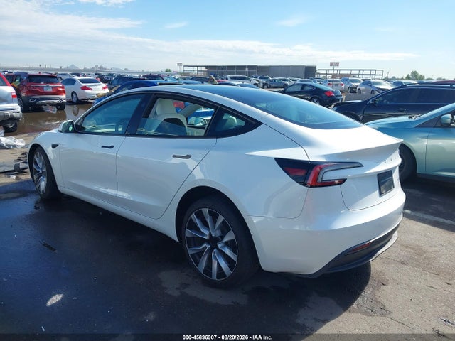 45896907 :رقم المزاد ، 5YJ3E1EB2SF952212 vin ، 2025 Tesla Model 3 Long Range All-wheel Drive مزاد بيع