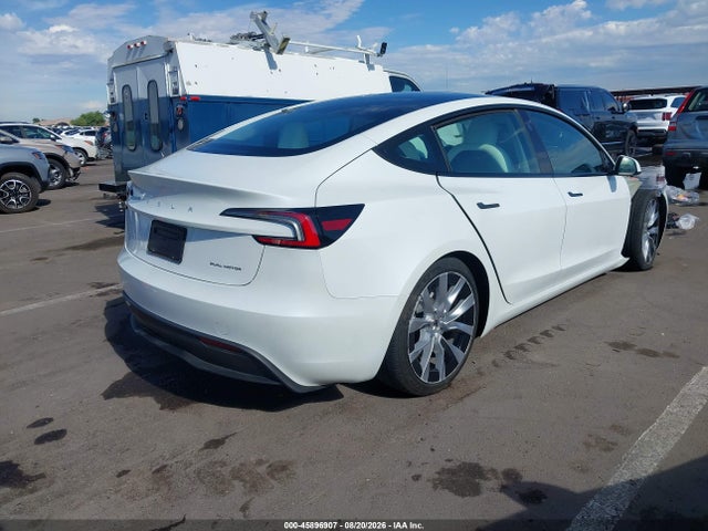 45896907 :رقم المزاد ، 5YJ3E1EB2SF952212 vin ، 2025 Tesla Model 3 Long Range All-wheel Drive مزاد بيع