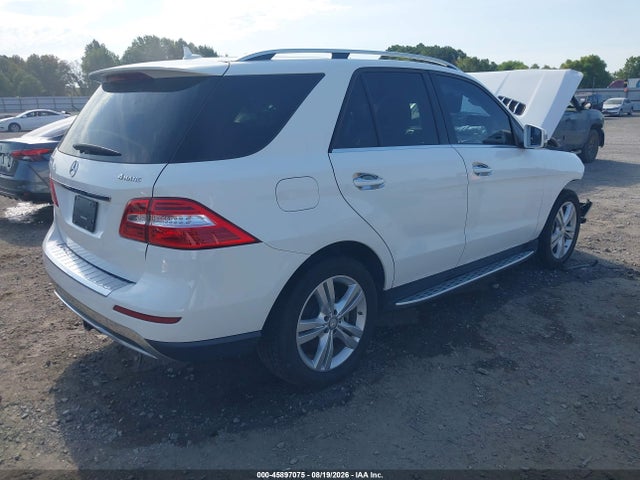 Продаж на аукціоні авто 2015 Mercedes-benz Ml 350 4matic, vin: 4JGDA5HB1FA596624, номер лоту: 45897075