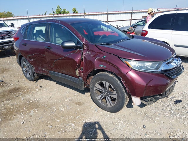 2018 Honda Cr-v Lx მანქანა იყიდება აუქციონზე, vin: 5J6RW5H32JL000657, აუქციონის ნომერი: 45897156