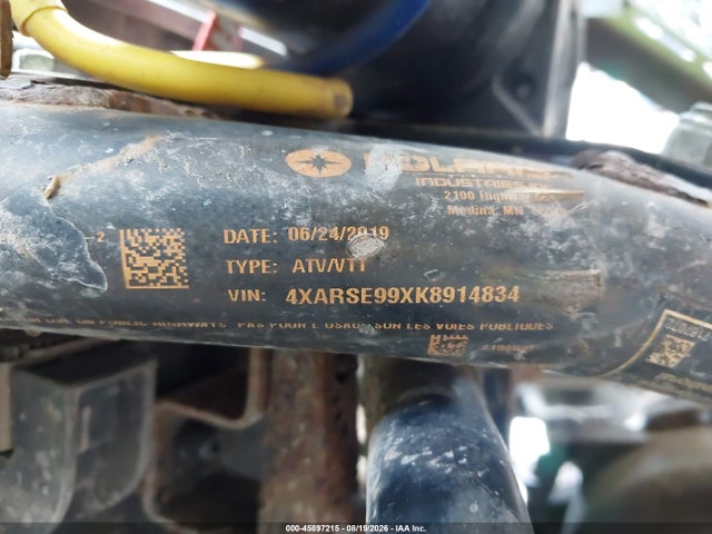 Продажа на аукционе авто 2019 Polaris Ranger Crew Xp 1000 Eps, vin: 4XARSE99XK8914834, номер лота: 45897215