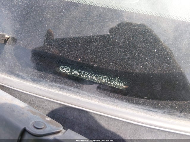 2013 Hyundai Sonata Gls მანქანა იყიდება აუქციონზე, vin: 5NPEB4AC5DH659166, აუქციონის ნომერი: 45897233