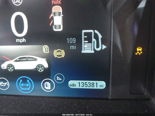 45897268 :رقم المزاد ، 1G1RD6E44EU165990 vin ، 2014 Chevrolet Volt مزاد بيع