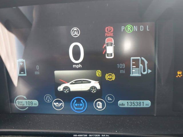 45897268 :رقم المزاد ، 1G1RD6E44EU165990 vin ، 2014 Chevrolet Volt مزاد بيع