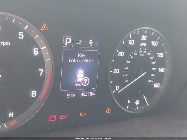 2016 Hyundai Sonata Sport მანქანა იყიდება აუქციონზე, vin: 5NPE34AF1GH279091, აუქციონის ნომერი: 45897294