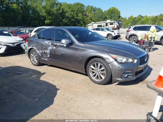 2016 Infiniti Q50 2.0t Premium მანქანა იყიდება აუქციონზე, vin: JN1CV7AR2GM250043, აუქციონის ნომერი: 45897329