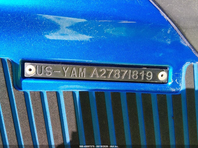 2020 Yamaha Vx Cruiser Ho მანქანა იყიდება აუქციონზე, vin: YAMA2787I819, აუქციონის ნომერი: 45897375