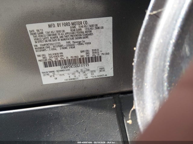 1FAHP2KT5EG117725 Ford TAURUS SHO