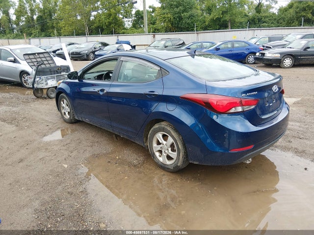 2015 Hyundai Elantra Se მანქანა იყიდება აუქციონზე, vin: 5NPDH4AE8FH644059, აუქციონის ნომერი: 45897531