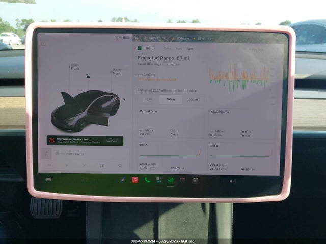 2021 Tesla Model 3 Standard Range Plus Rear-wheel Drive მანქანა იყიდება აუქციონზე, vin: 5YJ3E1EA4MF859380, აუქციონის ნომერი: 45897534