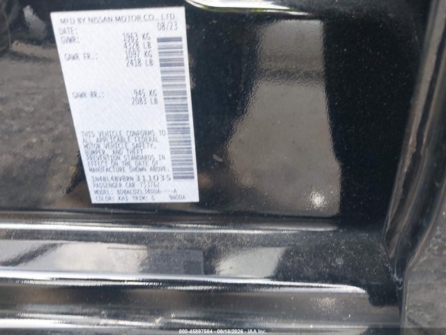 2024 Nissan Altima S Fwd მანქანა იყიდება აუქციონზე, vin: 1N4BL4BV8RN311035, აუქციონის ნომერი: 45897584