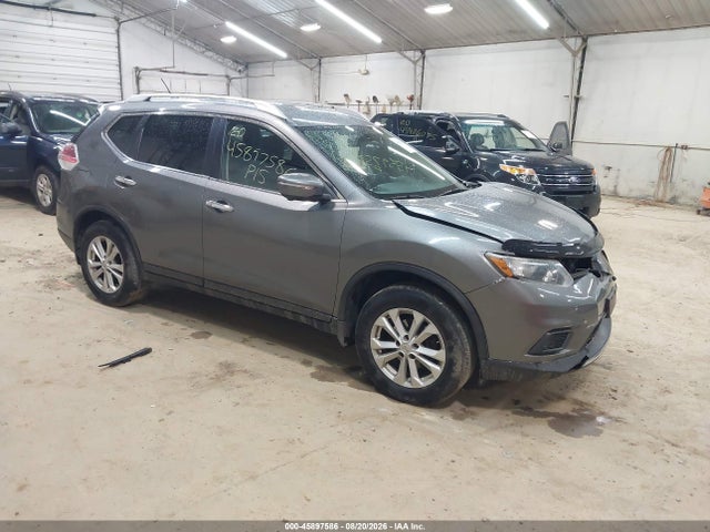 2015 Nissan Rogue Sv მანქანა იყიდება აუქციონზე, vin: KNMAT2MV5FP555118, აუქციონის ნომერი: 45897586