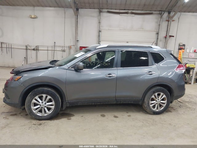 2015 Nissan Rogue Sv მანქანა იყიდება აუქციონზე, vin: KNMAT2MV5FP555118, აუქციონის ნომერი: 45897586