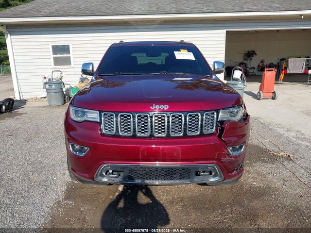 45897675 :رقم المزاد ، 1C4RJFCG4JC236473 vin ، 2018 Jeep Grand Cherokee Overland 4x4 مزاد بيع