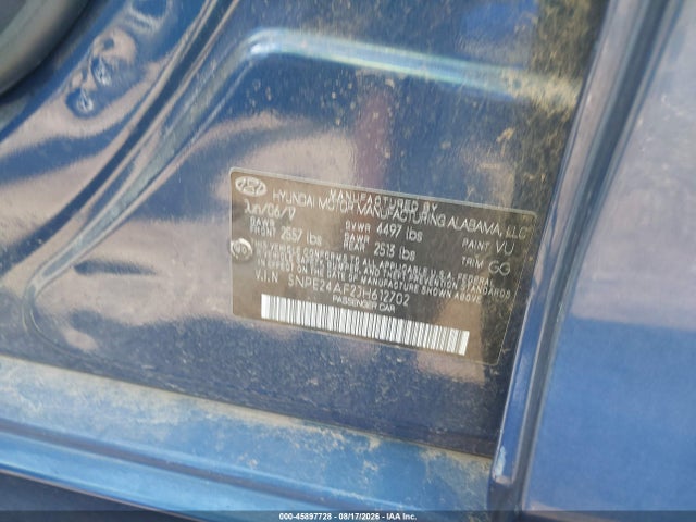 Aukcja sprzedaży 2018 Hyundai Sonata Se, vin: 5NPE24AF2JH612702, numer aukcji: 45897728