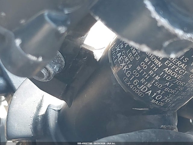2018 Kawasaki Ex400 მანქანა იყიდება აუქციონზე, vin: JKAEXKG16JDA10762, აუქციონის ნომერი: 45897756