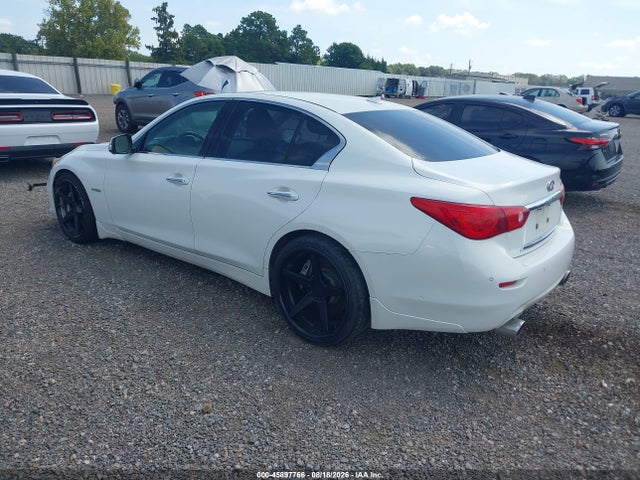 2014 Infiniti Q50 Hybrid Sport მანქანა იყიდება აუქციონზე, vin: JN1AV7AP4EM690526, აუქციონის ნომერი: 45897766