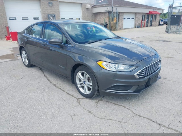 Продаж на аукціоні авто 2018 Ford Fusion Hybrid S, vin: 3FA6P0UU2JR282085, номер лоту: 45897846